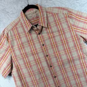 5.11 Tactical Mens Plaid Short Sleeve Shirt Large Covert Performance RAPIDra